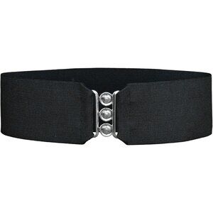 1950s Style Elastic Cinch Belt Women Juniors Plus Sizes Vintage 3 Inches